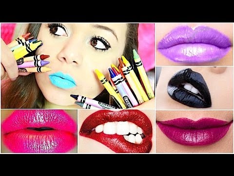 how to make purple lipstick