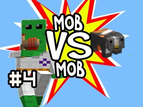 Minecraft: 100+ Floobs (Aliens) vs 100 Guinea Pigs Mob vs Mob & 100k Thank You Video