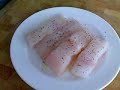 Seared Wild Halibut on White Bean and Garlic Puree Seared Wild Halibut on White Bean and Garlic Puree