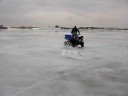 quintin doin donuts on the xploder