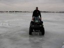quintin doin donuts on the xploder