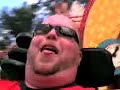 bart enjoying a roller coaster ride.
