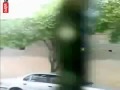 Violent Basij hitting people Isfehan Iran July 09