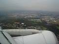 Air France A318 landing in Paris in bad weather