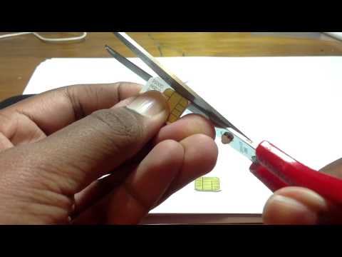 Cutting sim into micro sim - iPhone 4S, Lumia 925, Galaxy S4 S3, HTC ONE -only need scissors-