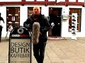 Stupid danish robbery caught on tape!