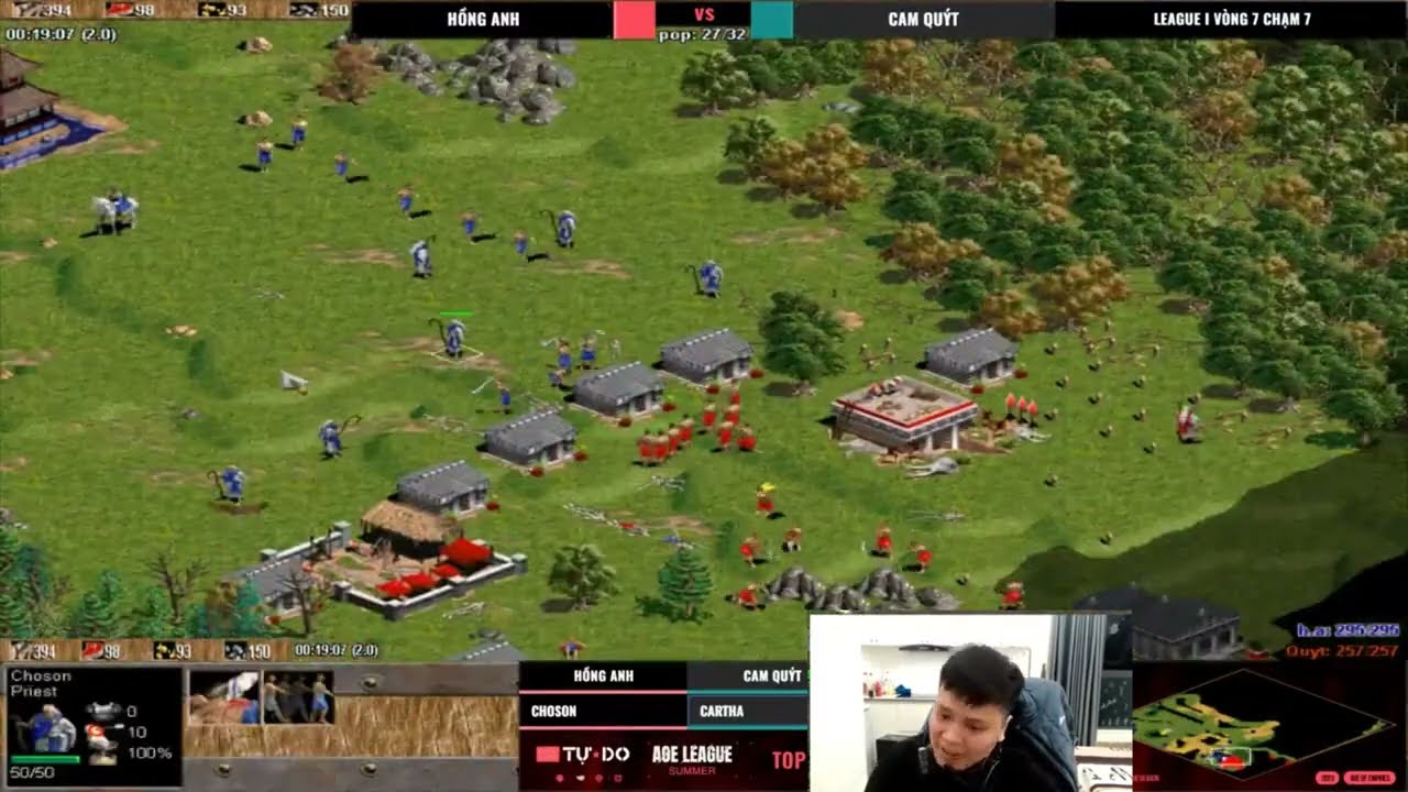 Vòng 7: Hồng Anh vs Cam Quýt | AOE League Summer Cup 2023