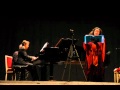 D.Milhaud - Lamentation - Poèmes juifs Op.34 No.8 - Duo Amaduzzi-Peli (Live, 2012)