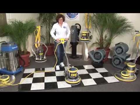 Youtube External Video Mercury Floor Machines - Lo-Boy Ultra Quiet, High-Speed Floor Machine Equipment Training Video