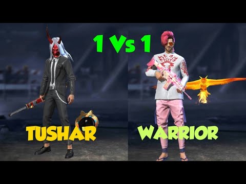 FREE FIRE WARRIOR Vs THUSHAR CLASH SQUAD CUSTOM 1 vs 1
