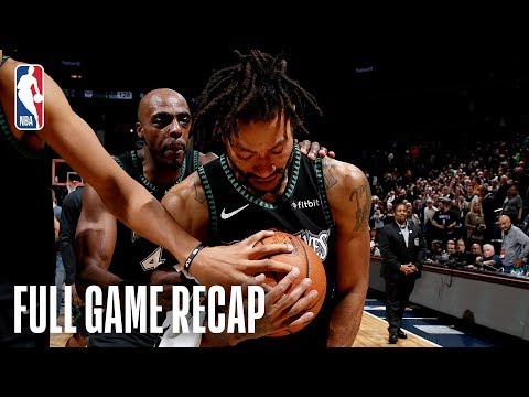 Video: JAZZ vs TIMBERWOLVES | Derrick Rose Records A Career-High 50 Points | October 31, 2018