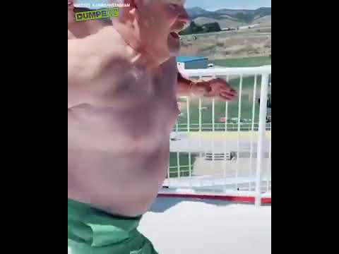 Dziadek robi wielkie show, nie jeden małolat by tego nie zrobił!