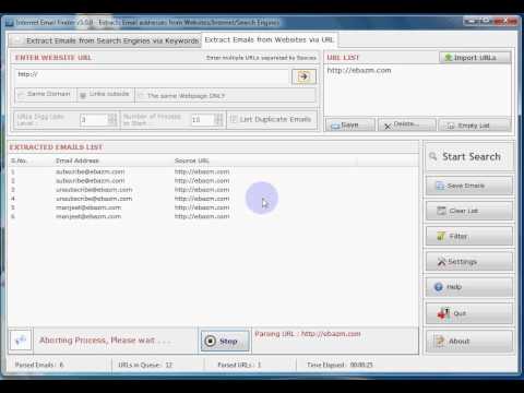 how to collect email ids