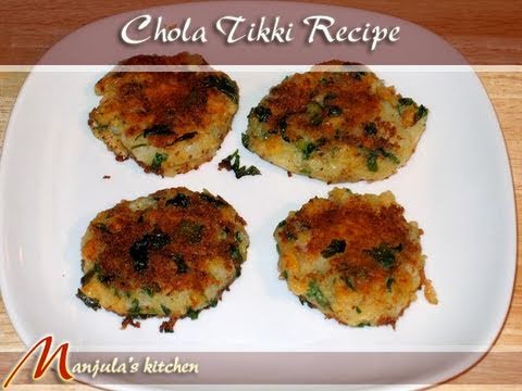 Chola Tikki (Chickpeas Patties) Recipe By Manjula,