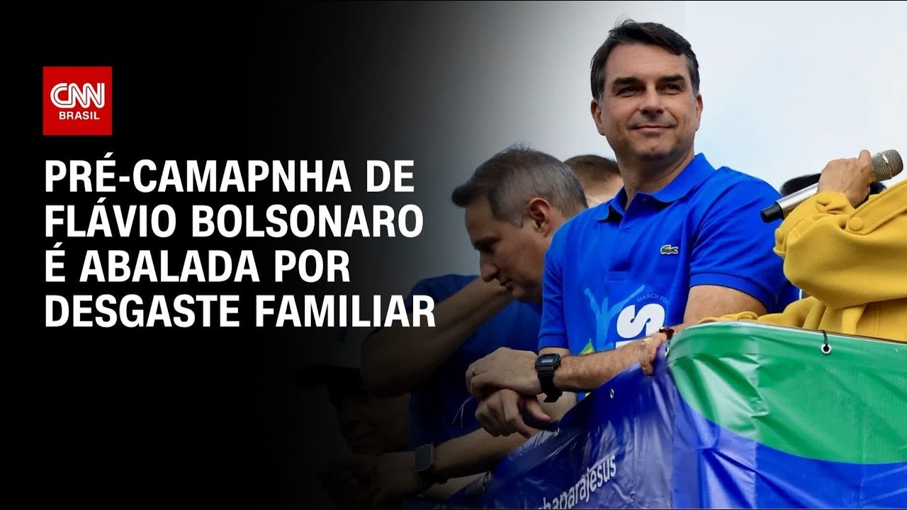 Desgaste na família Bolsonaro abala pré-campanha de Flávio | CNN NOVO DIA