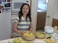 Corn Pudding in Traditional Chinese Sichuan Style Corn Pudding in Traditional Chinese Sichuan Style