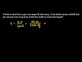 Physical Science 1.5d - Example: Bullet fired