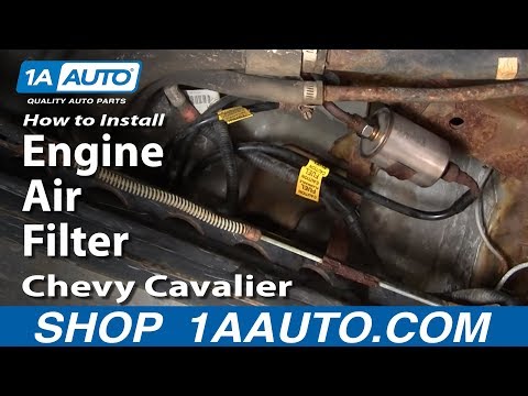 How To Install Replace Service Engine Air Filter Chevy Cavalier 03-05 1AAuto.com