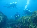 Scuba Diving at Catalina, Blue Car Wreck