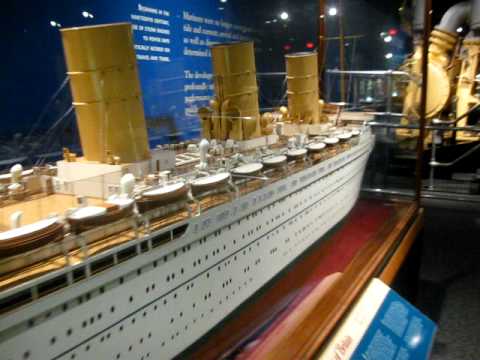 RMS empress of britain model at canada science and technology museum