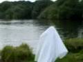 Ghost Feeds Ducks