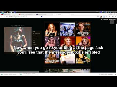 how to turn messages on tumblr