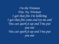 Fireman With Lyrics
