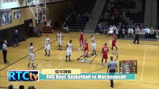 Rochester High School Boys Basketball vs Maconaquah