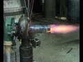 home made jet engine, not running correctly