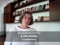 elvira vigna apresenta o livro 'a um passo'