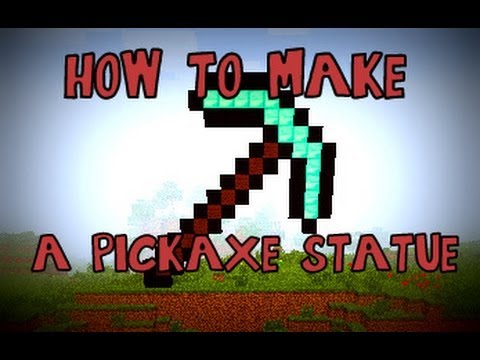 how to make a pickaxe is minecraft