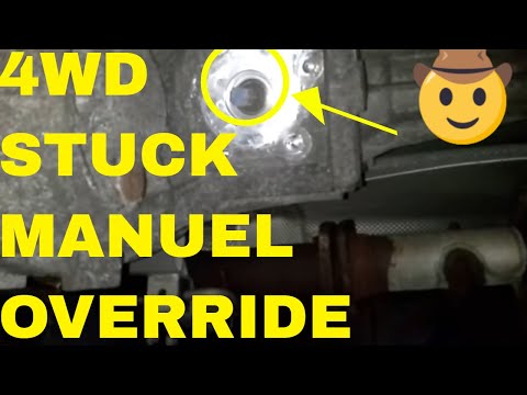 How To Override Stuck 4WD On A GMC Vehicle, Transfer Case Control Module Remove and Replace