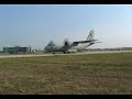 Airborne Warfare: C-27J Engine Running Offload: 463L Pallets