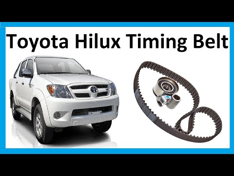 How to change the timing belt on Toyota Hilux Mk6 / Vigo 3.0L D4D