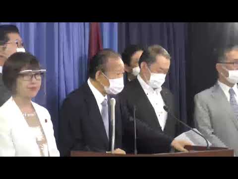 【役員会・役員連絡会後】二階俊博 幹事長(2020.7.21)