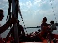Mitsegeln beim Ansegeln auf der Rügenjolle der WSG