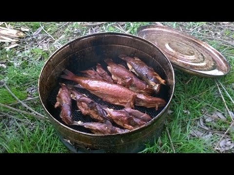 копчение карася на рыбалке копчение карася бери рыбалке