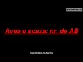 Avea o scuza: numarul de AB