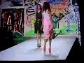 Model falling funny