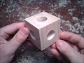Impossible pinball in a wooden cube