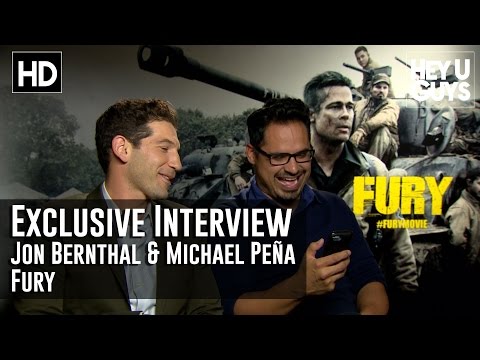 Jon Bernthal & Michael Pena Interview - Fury