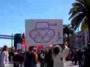 pro china supporters san francisco olympic torch run 4/9