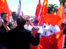 pro china supporters san francisco olympic torch run 4/9