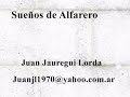 sueños de alfarero juan jauregui