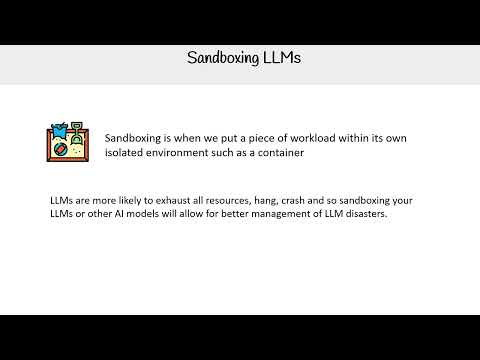Sandboxing LLMs - GenAI Essentials