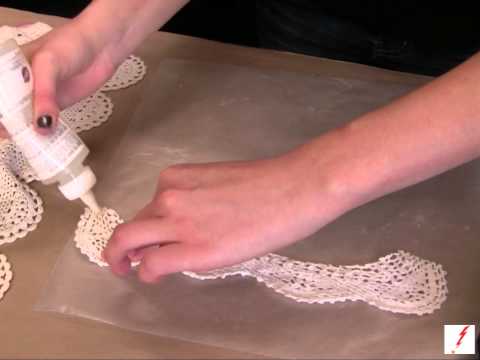 how to whiten crocheted doilies