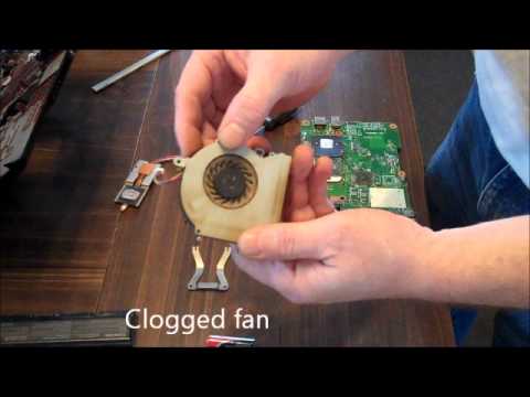 how to repair a n overheating laptop