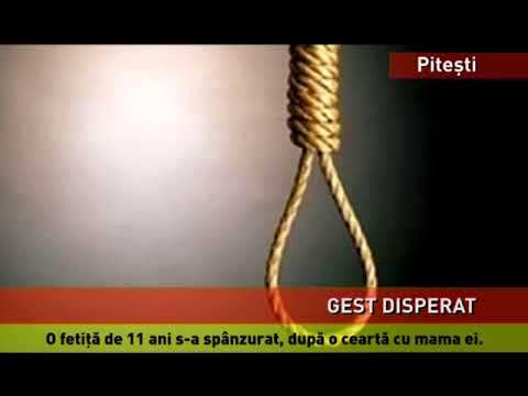 O fetiță de 11 ani s-a sinucis