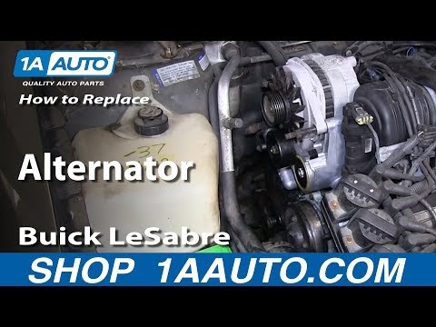 How To replace Install Worn Out Alternator 1996-99 Buick LeSabre and Park Avenue
