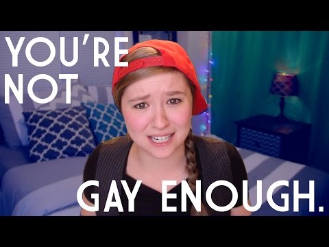 YOU'RE NOT GAY ENOUGH.